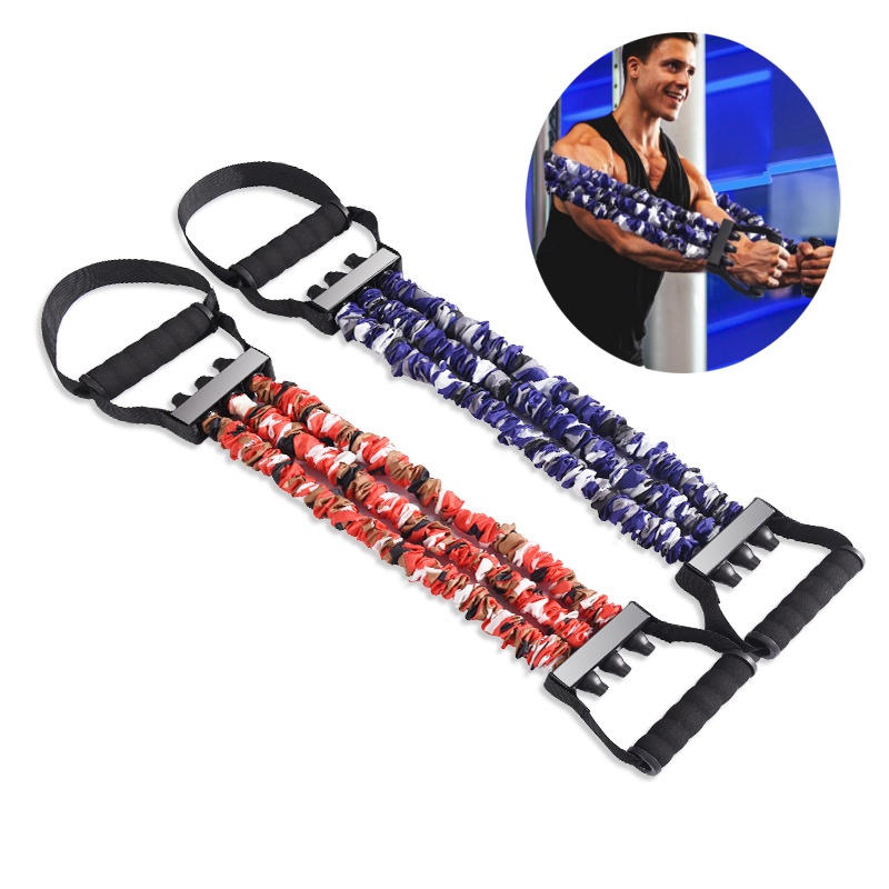 Home Gym Setup - Chest Expander Resistance Band Elastic Pull