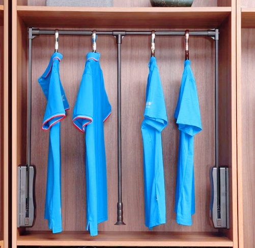 Pull Up Bar Tower - Pull-down Clothes Rail Wardrobe Lift And