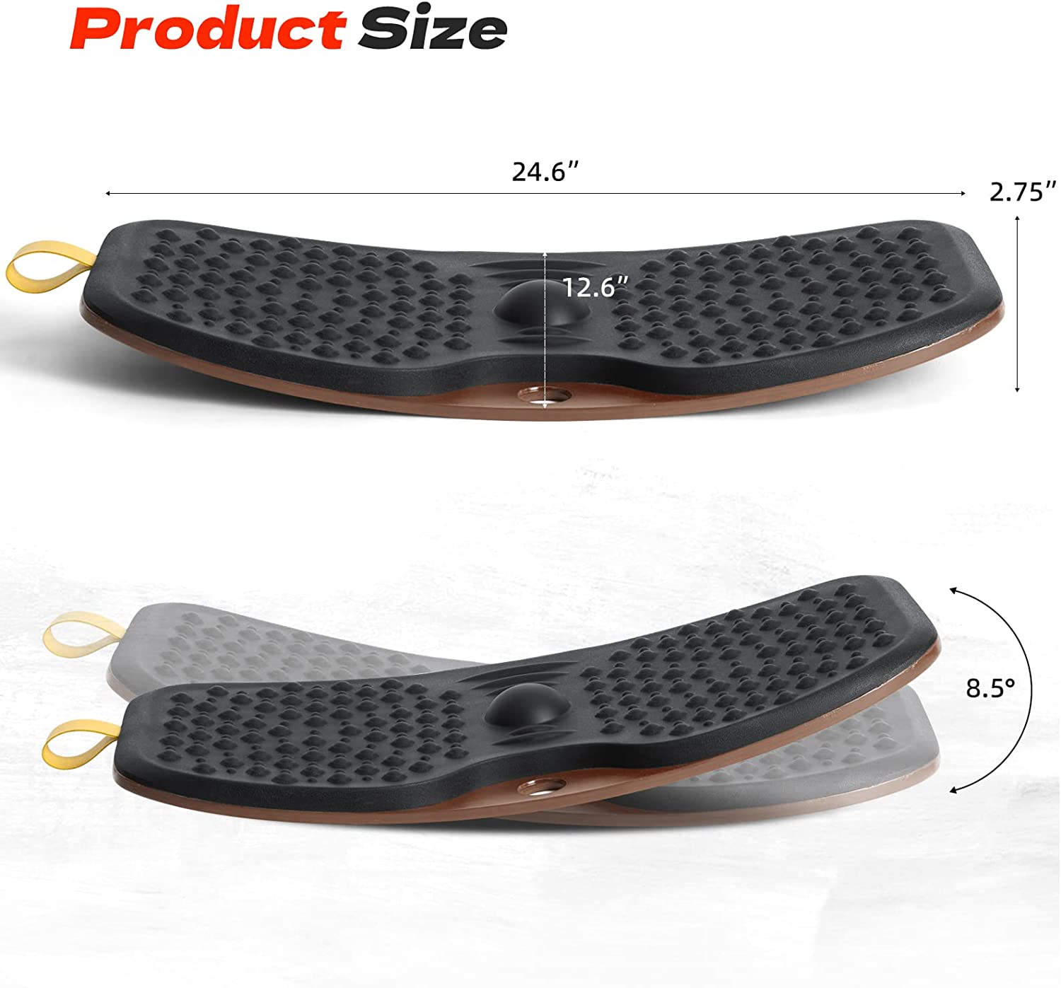 Wobble Board Balance - Standing Desk Mat With Anti Fatigue