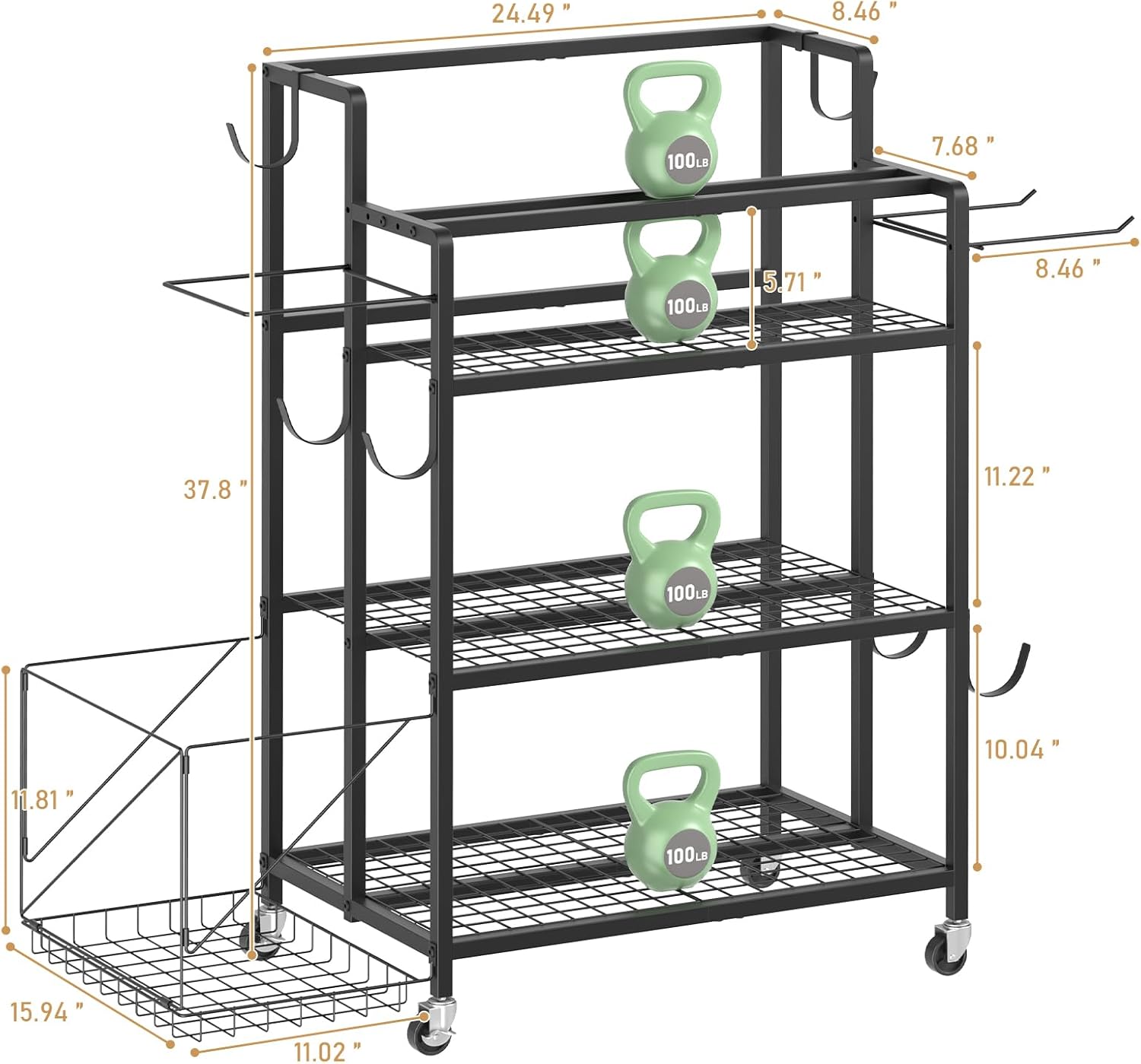 Home Gym Storage, No Material  - Home Gym Equipment review and price