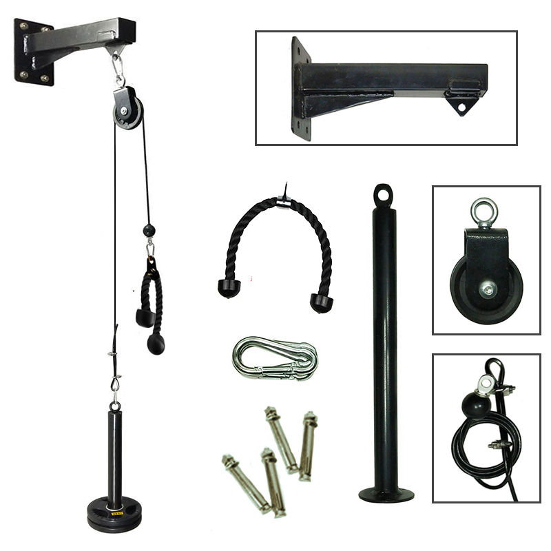 Gym Wall Mounted Fitness DIY P - Pulley Home Gym review and price