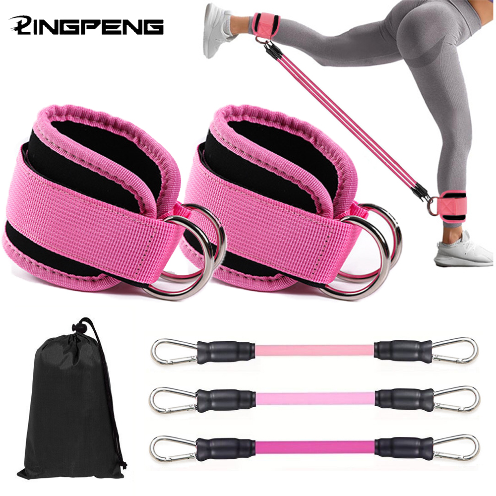 Ankle Straps Resistance Bands  - Home Gym Kit For Men review and price