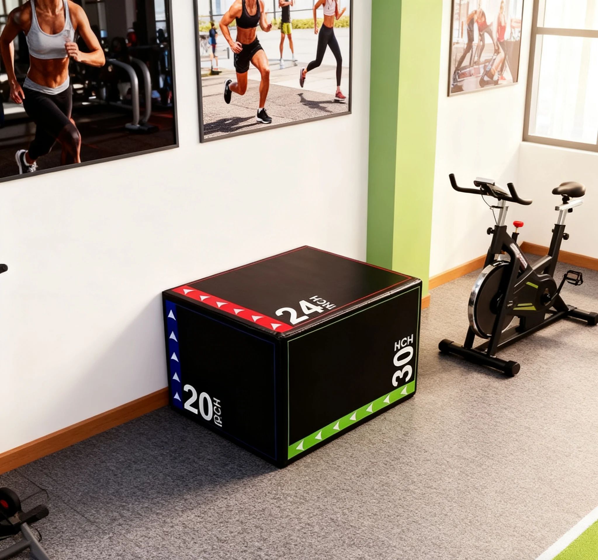 3-in-1Jump Box Plyometric Box  - Home Gym Kit For Men review and price
