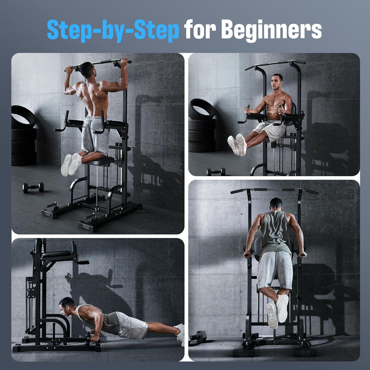 Power Tower Pull-Up Dip Statio - Pull Up Bar Tower review and price