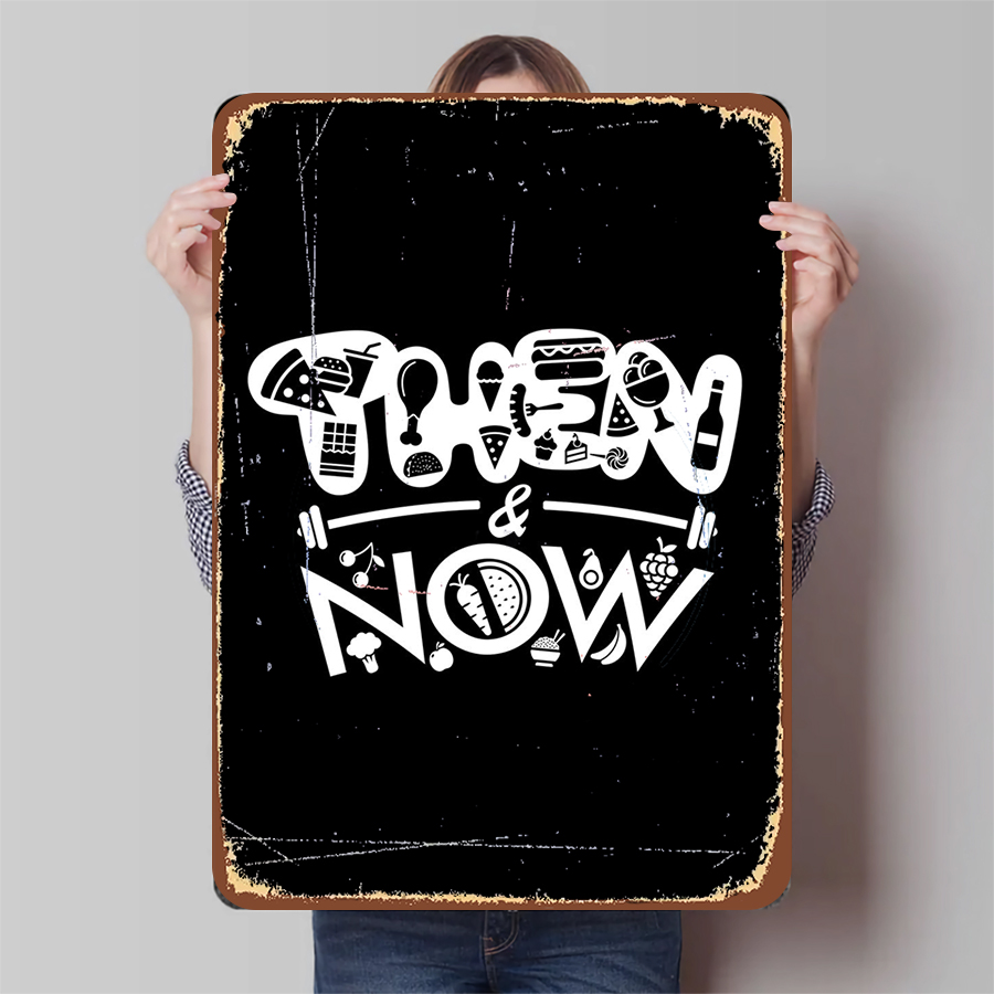 Then & Now Fitness Food Art Me - Home Gym Icon review and price