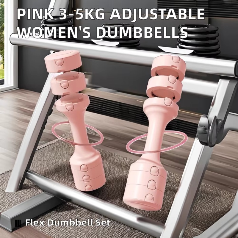 Pink Adjustable Steel Kettlebe - Home Gym Routine review and price