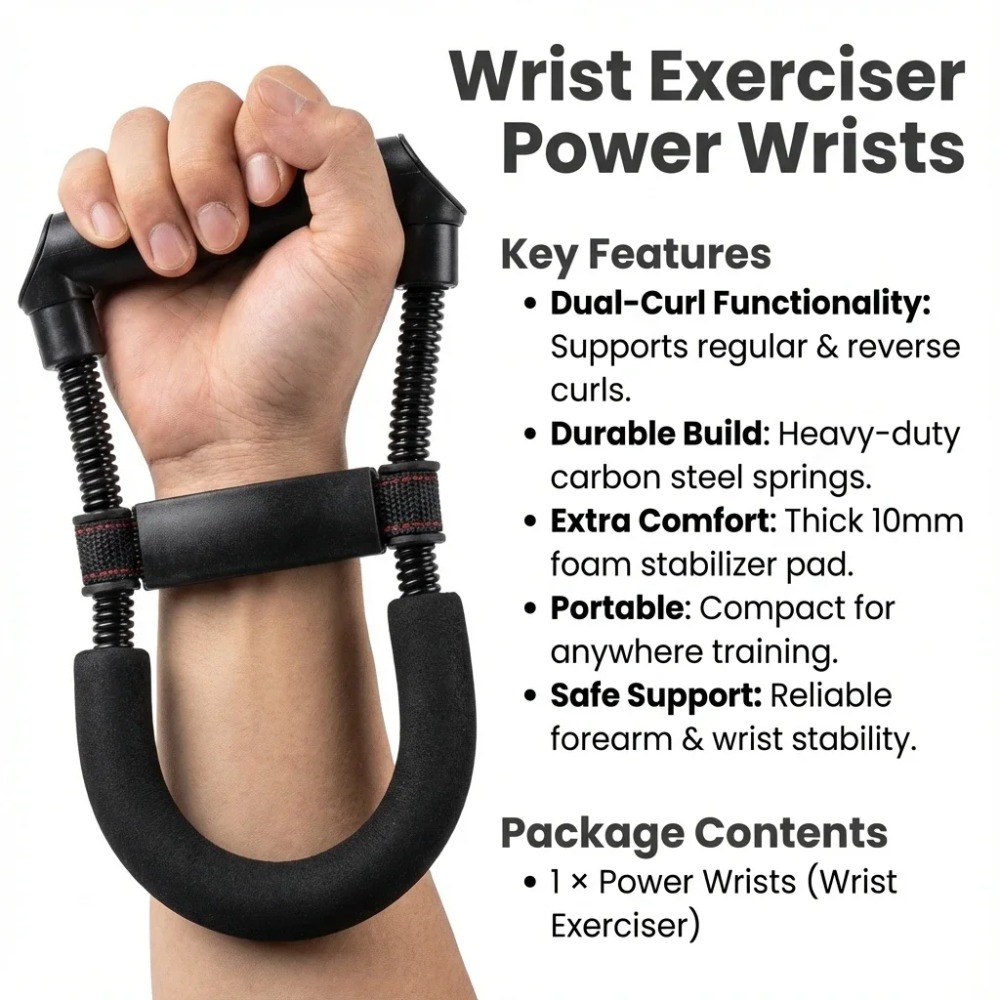 Power Wrist Exerciser Portable - Home Gym Electric Machine review and price