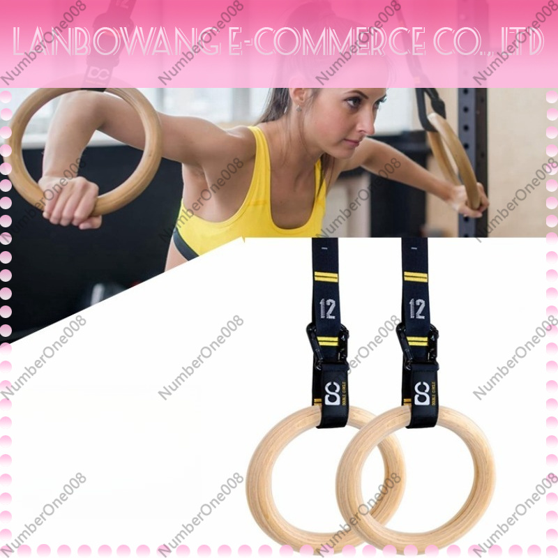 Solid Birch Wood Gymnastic Rin - Home Gym Setup review and price