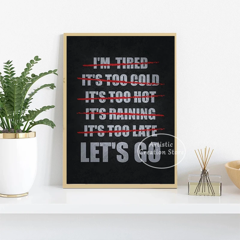Iconic Gym Inspirational Quote - Home Gym Icon review and price