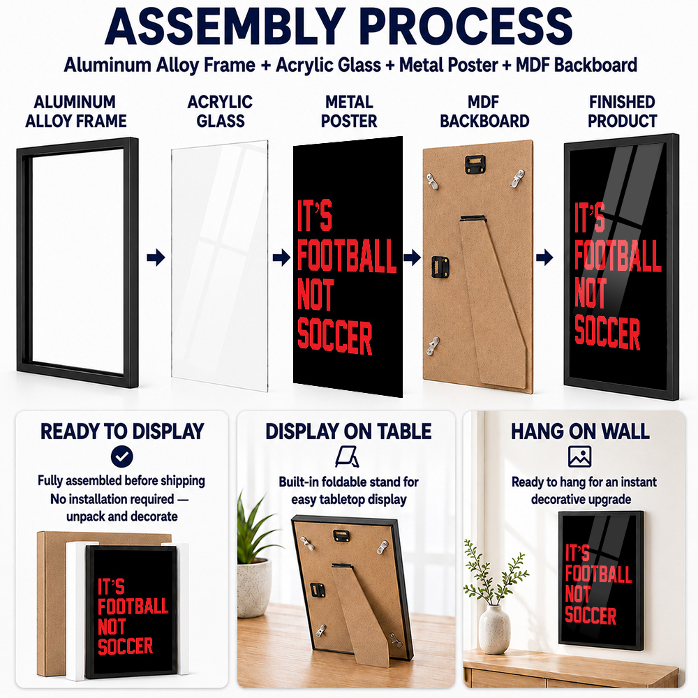 It's Football Not Framed Alumi - Home Gym Icon review and price