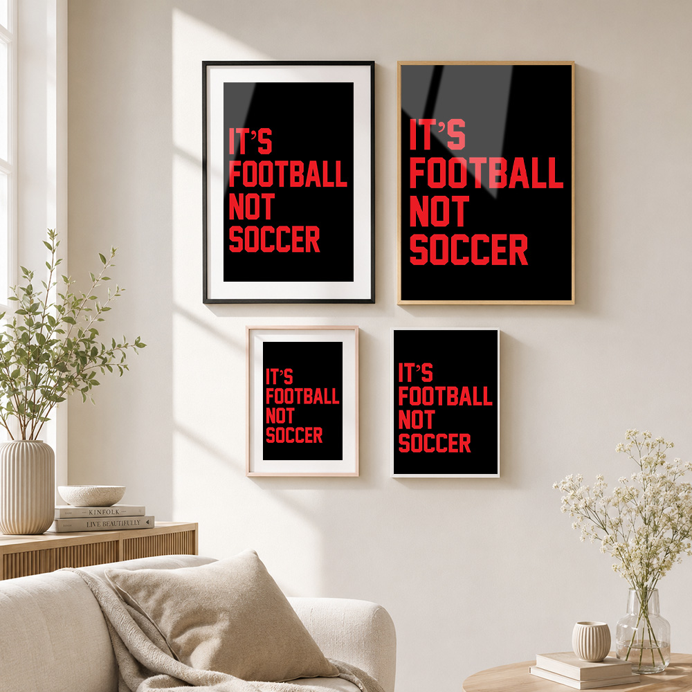 It's Football Not Framed Alumi - Home Gym Icon review and price