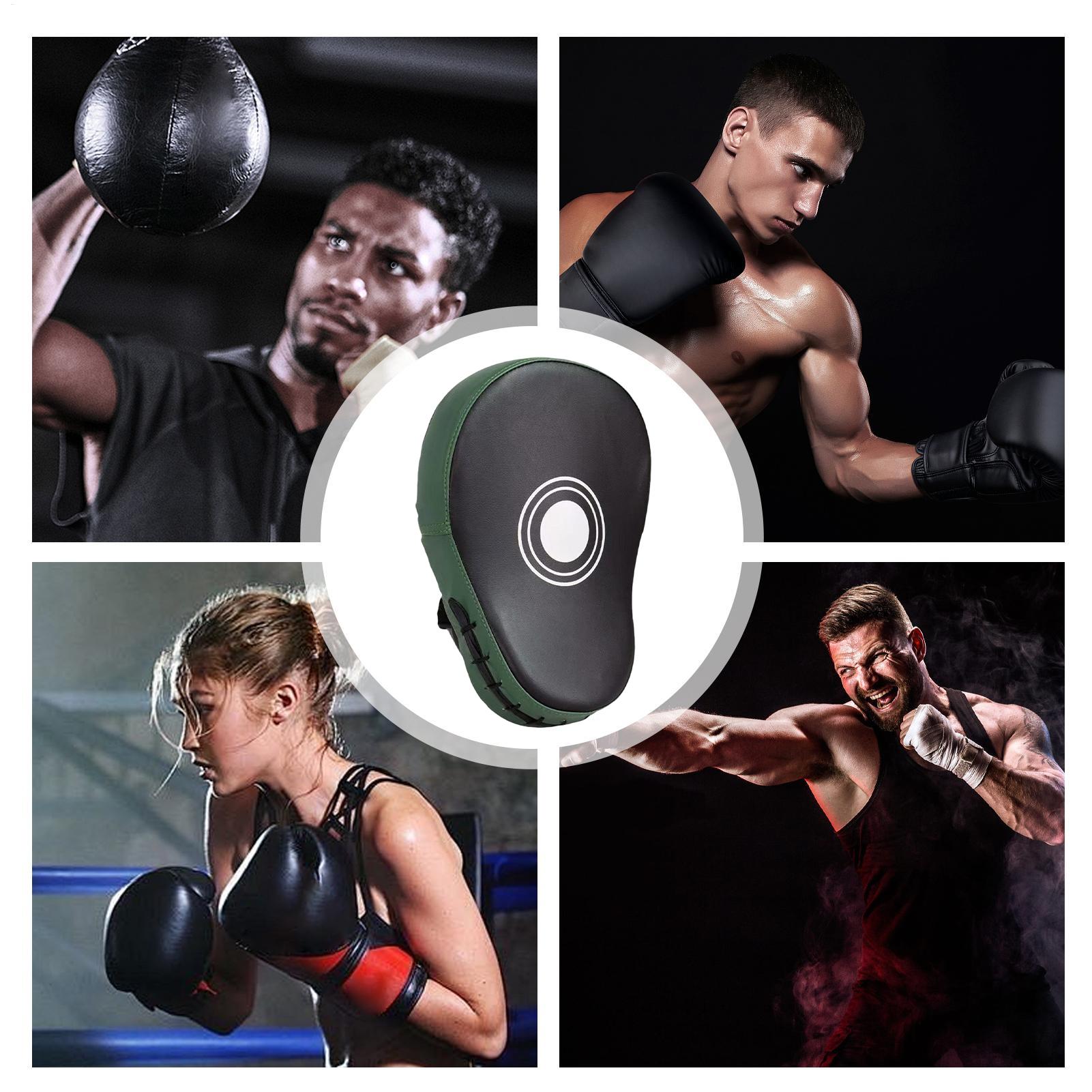 Boxing Pads Mitts PU Leather E - Home Gym Routine review and price