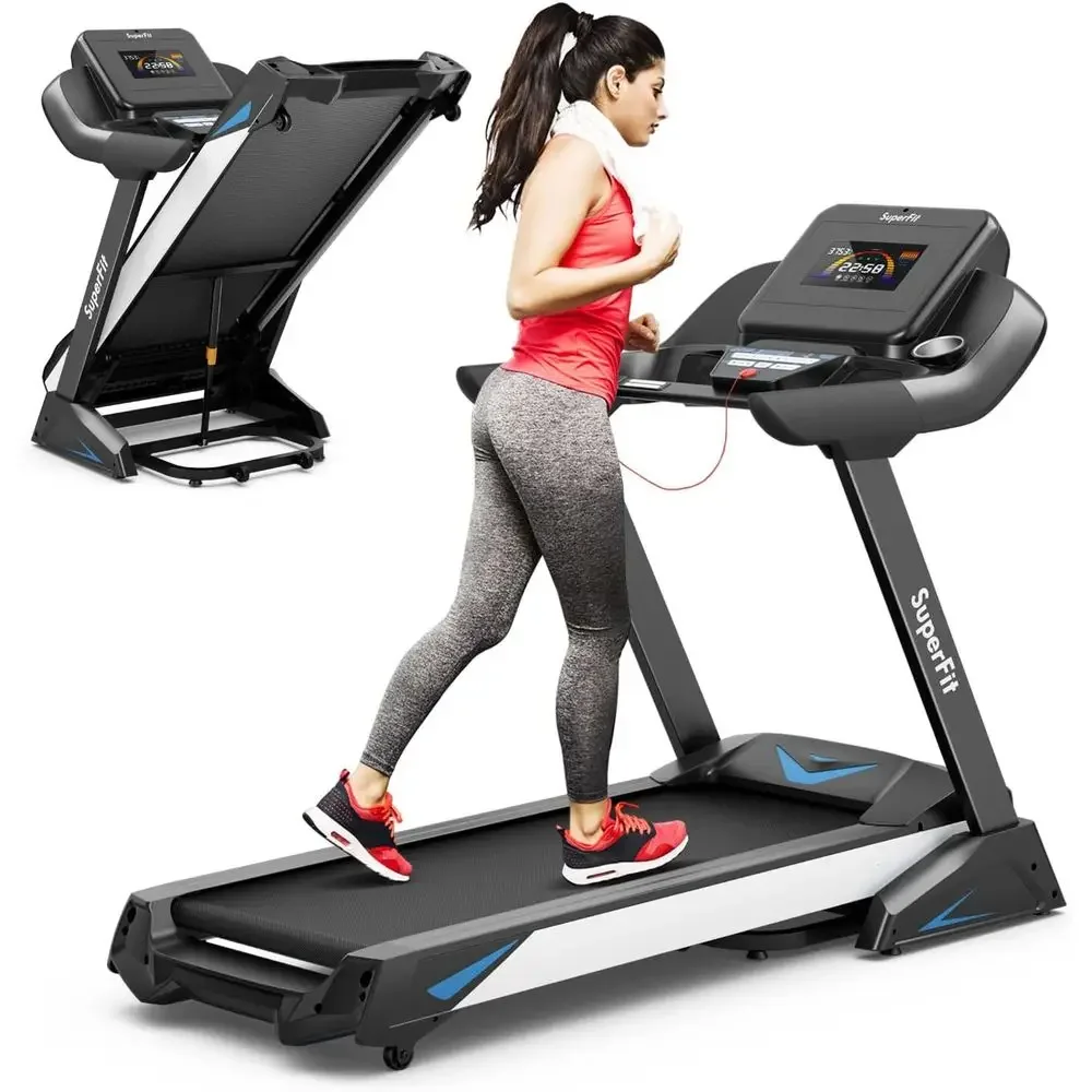 Heavy-Duty Treadmill with 4.75 - Home Gym Training Program review and price