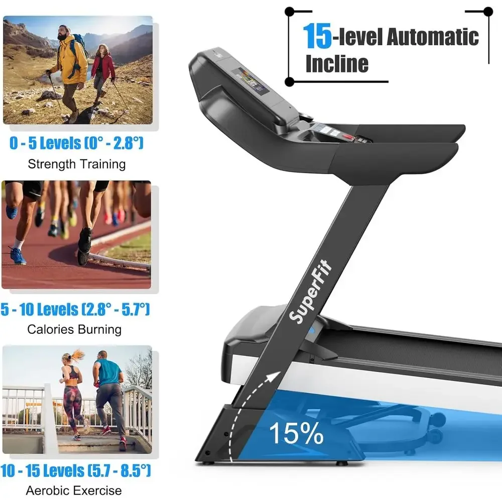 Heavy-Duty Treadmill with 4.75 - Home Gym Training Program review and price