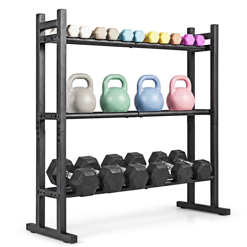 Heavy Duty 3-Tier Dumbbell Rac - Home Gym Equipment review and price