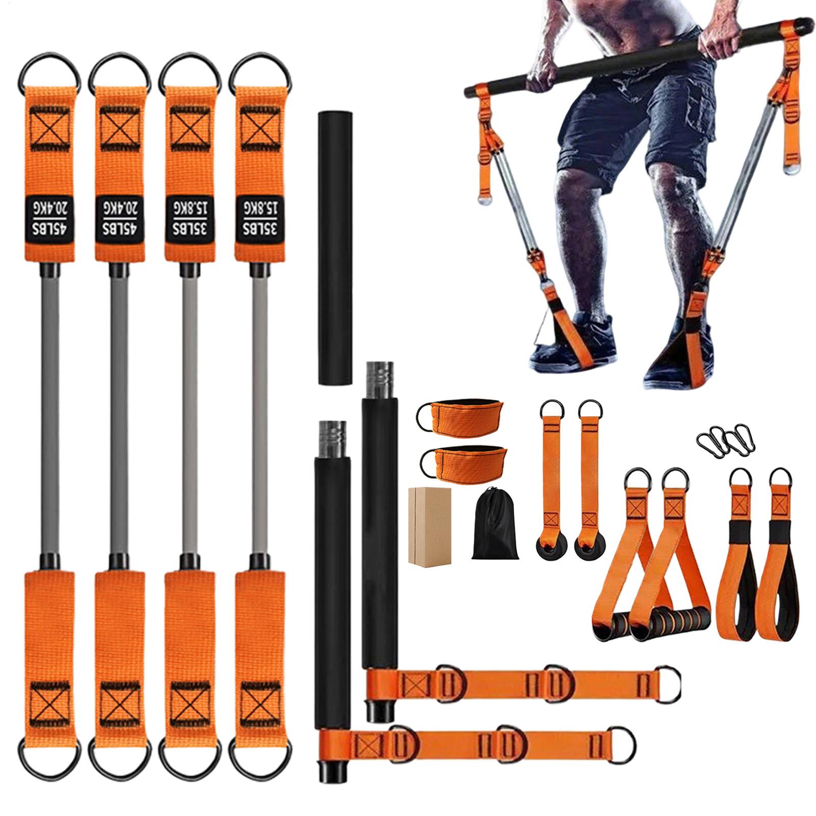 Portable Pilates Bar Kit Exerc - Home Gym Kit For Men review and price