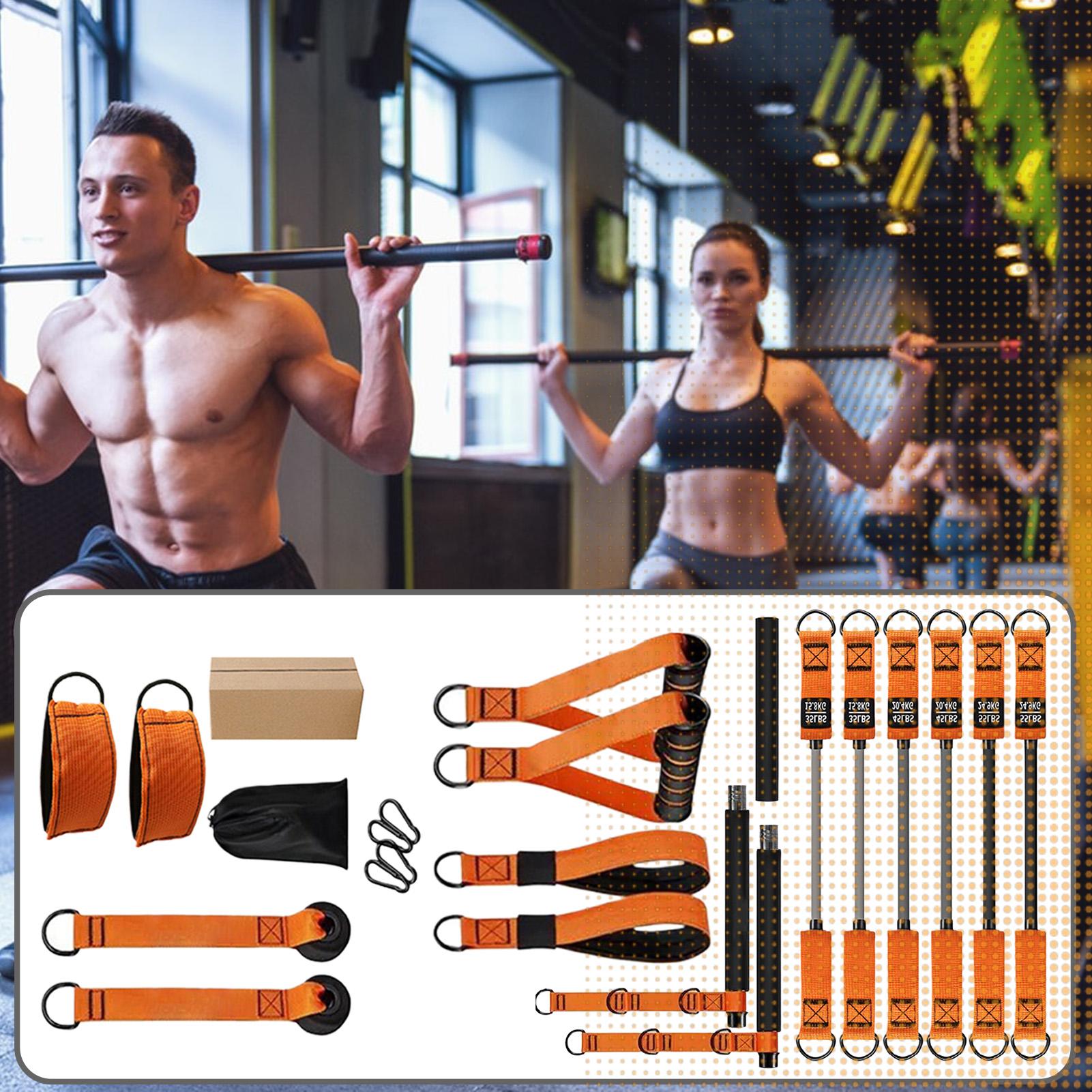 Portable Pilates Bar Kit Exerc - Home Gym Kit For Men review and price