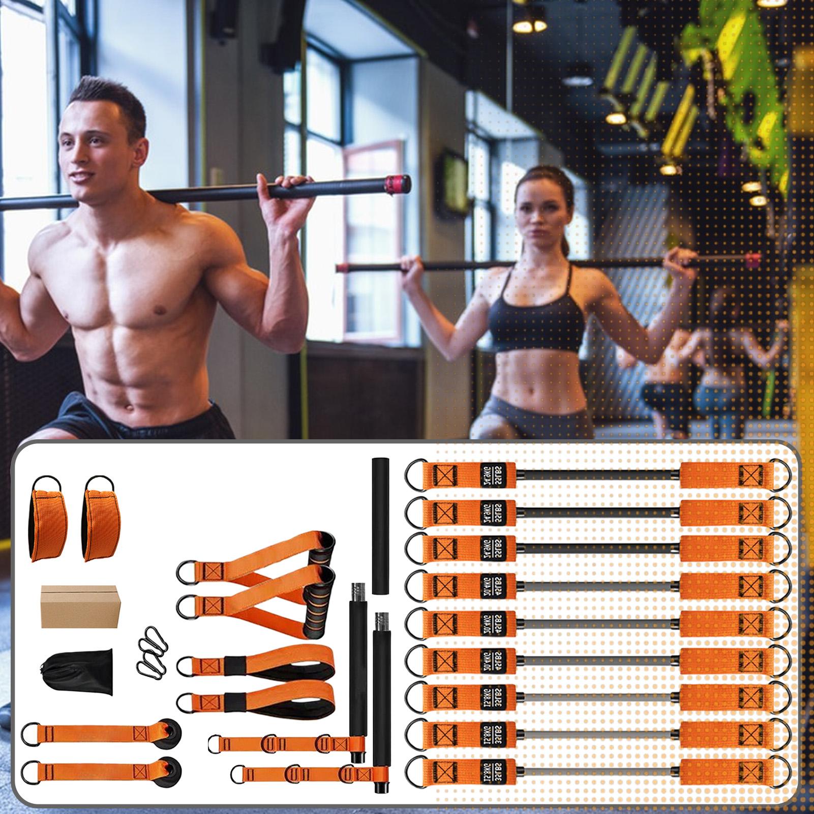 Portable Pilates Bar Kit Exerc - Home Gym Kit For Men review and price