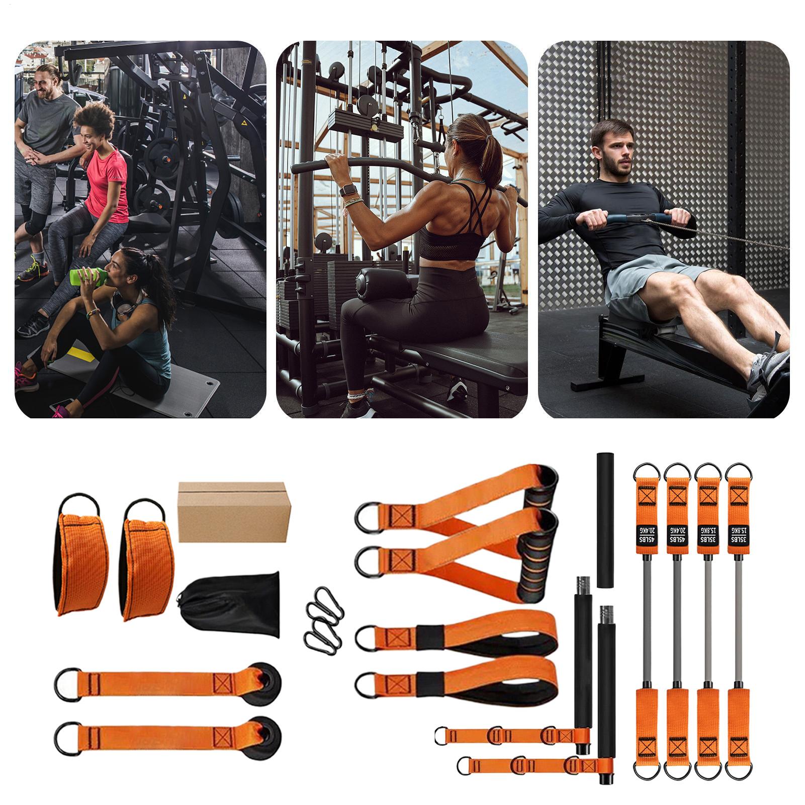 Portable Pilates Bar Kit Exerc - Home Gym Kit For Men review and price