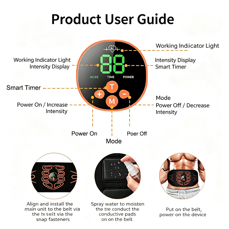 Abdominal Toning Belt Smart Ab - Home Gym Setup review and price