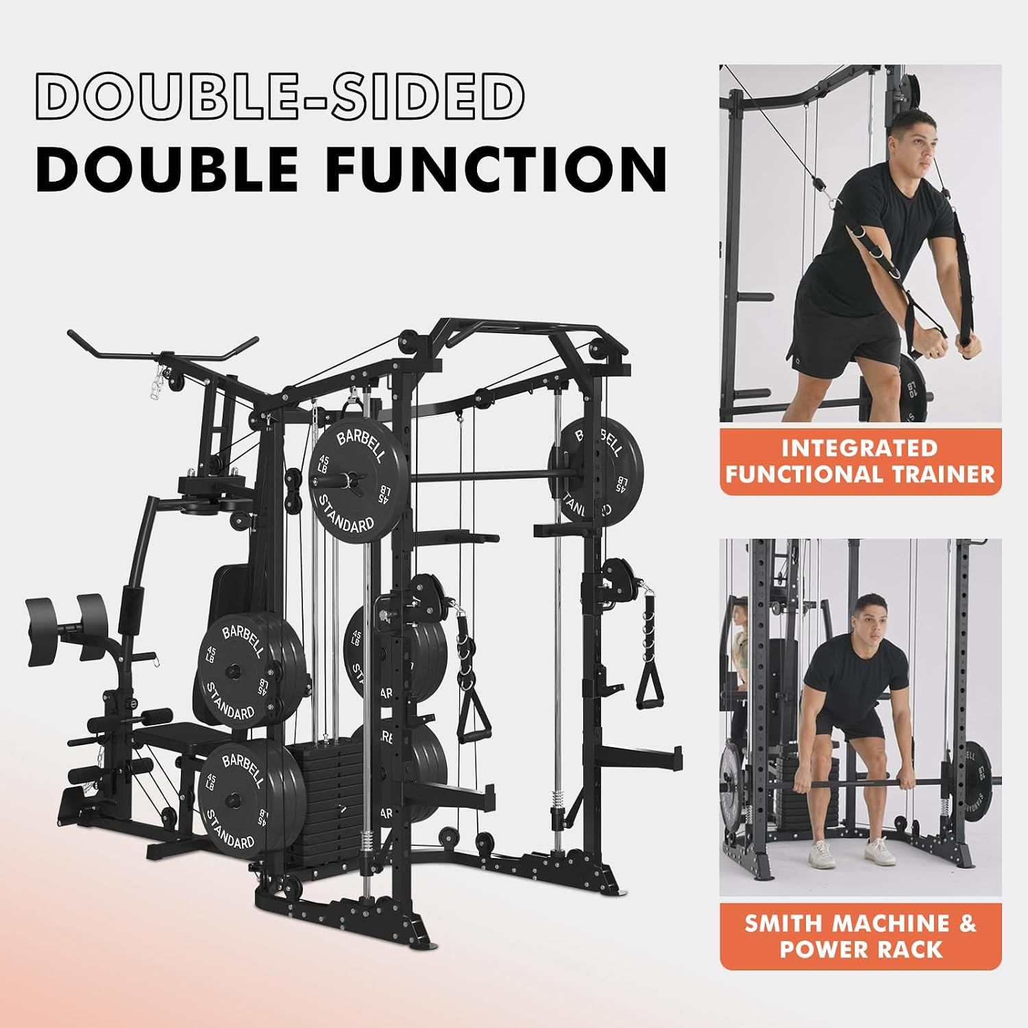 Dual-Station SmithΔ Machine Po - Home Gym Smith review and price