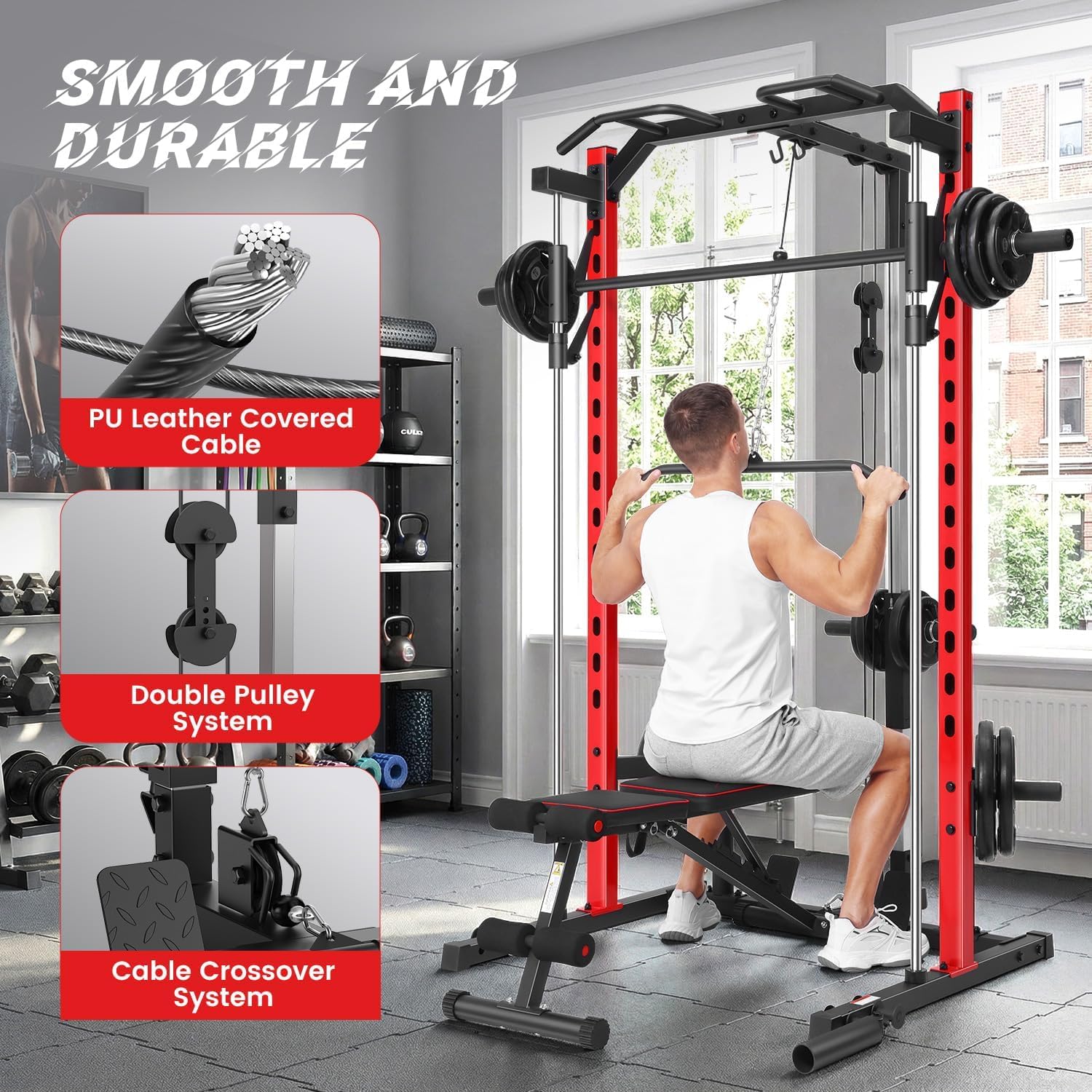 All-in-One Smith Machine Power - Home Gym Smith review and price