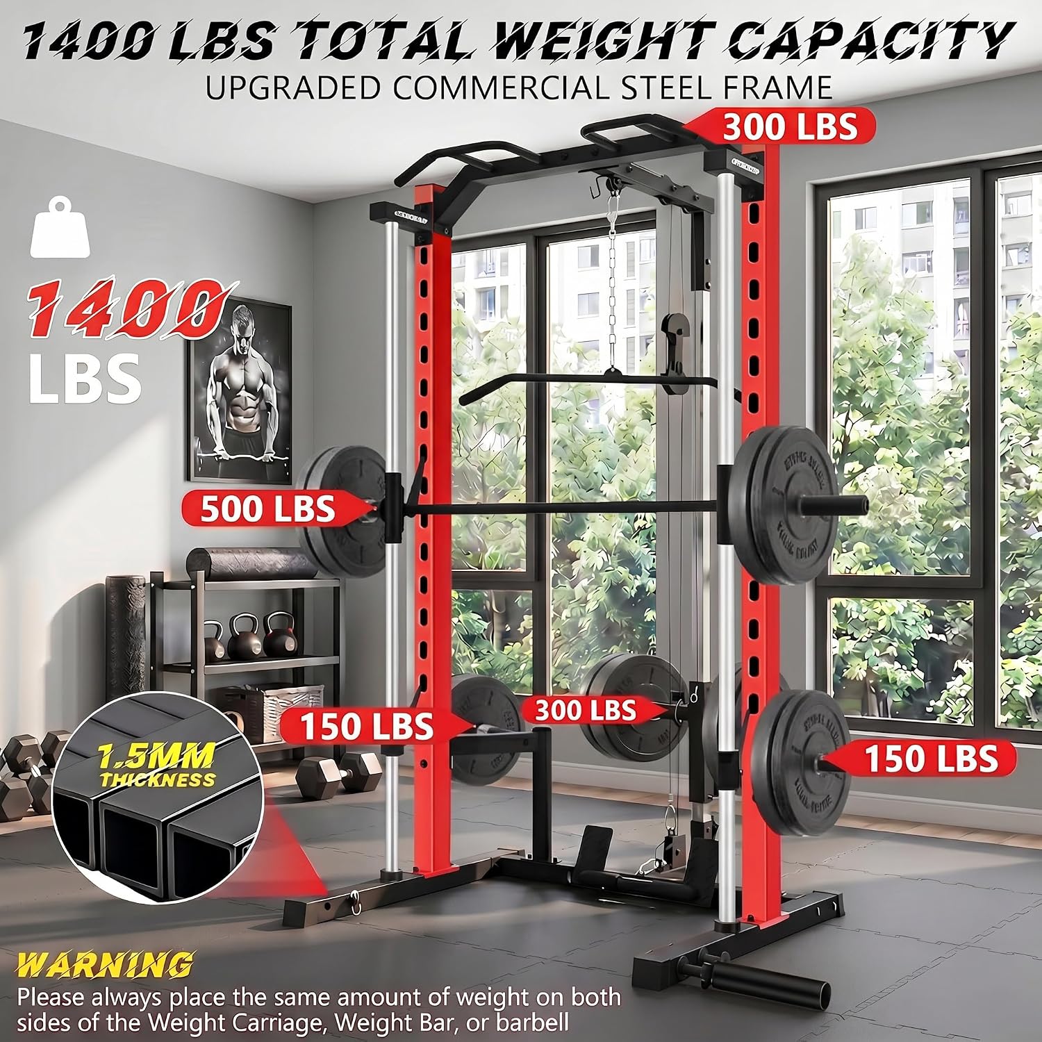 All-in-One Smith Machine Power - Home Gym Smith review and price
