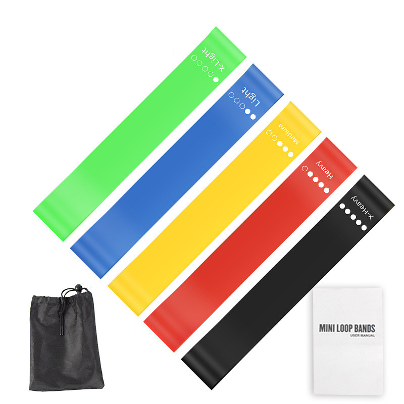 5Pcs TPE Resistance Bands Set  - Home Gym Kit review and price