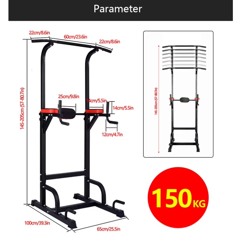 Adjustable Multi-Function Powe - Pull Up Bar Tower review and price