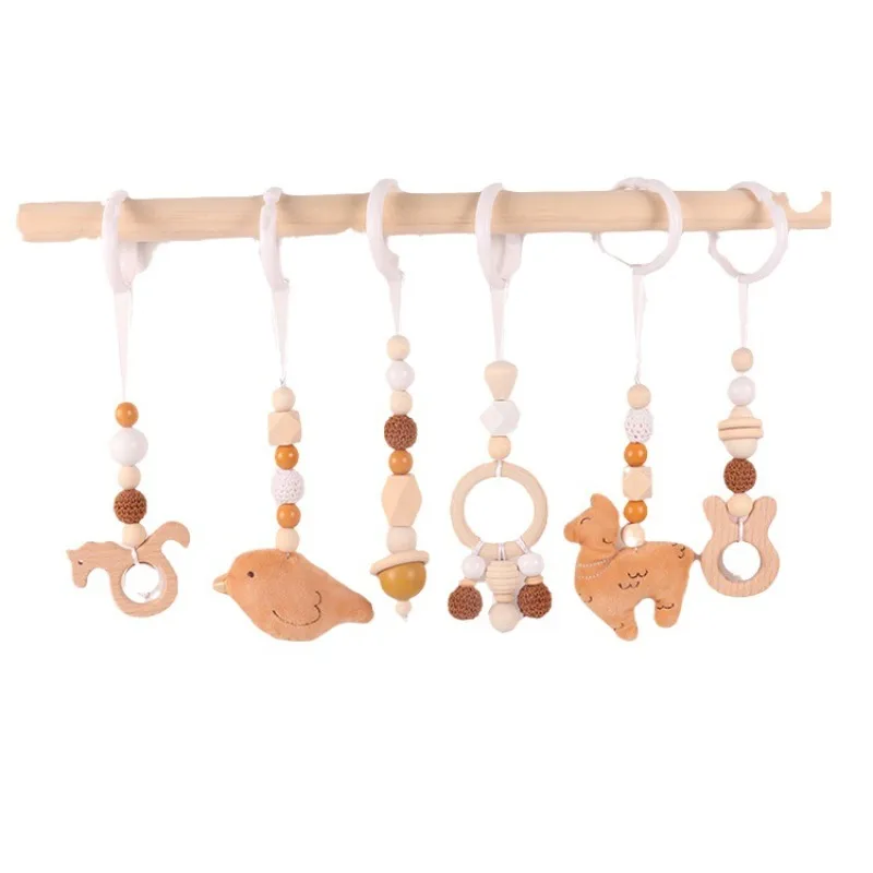 6Pcs Wooden Baby Toys Wooden B - Home Gym Setup review and price