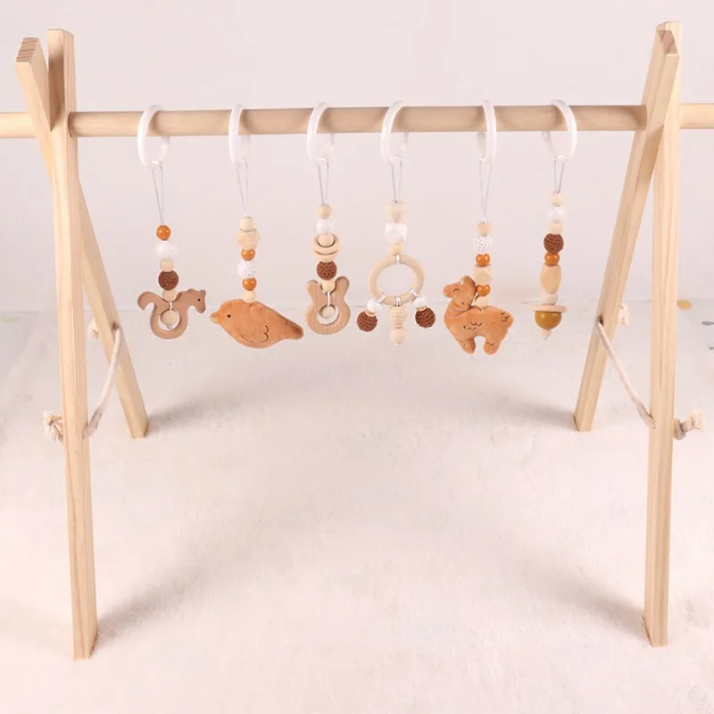 6Pcs Wooden Baby Toys Wooden B - Home Gym Setup review and price