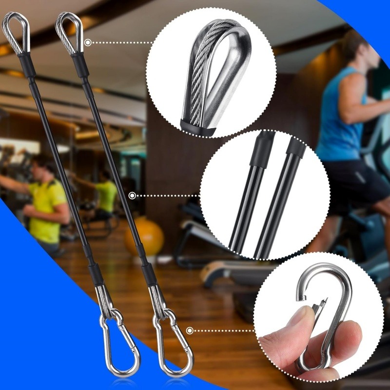 1/2Pcs 25cm Gym Cable Extensio - Home Gym Training Program review and price