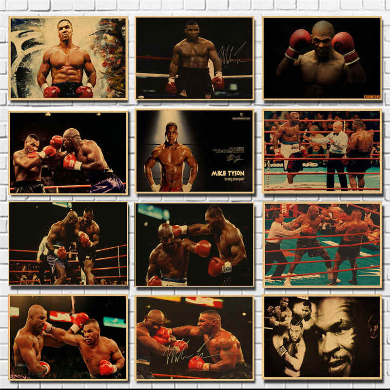 boxing Art Kraft Paper Poster  - Home Gym Electric Machine review and price