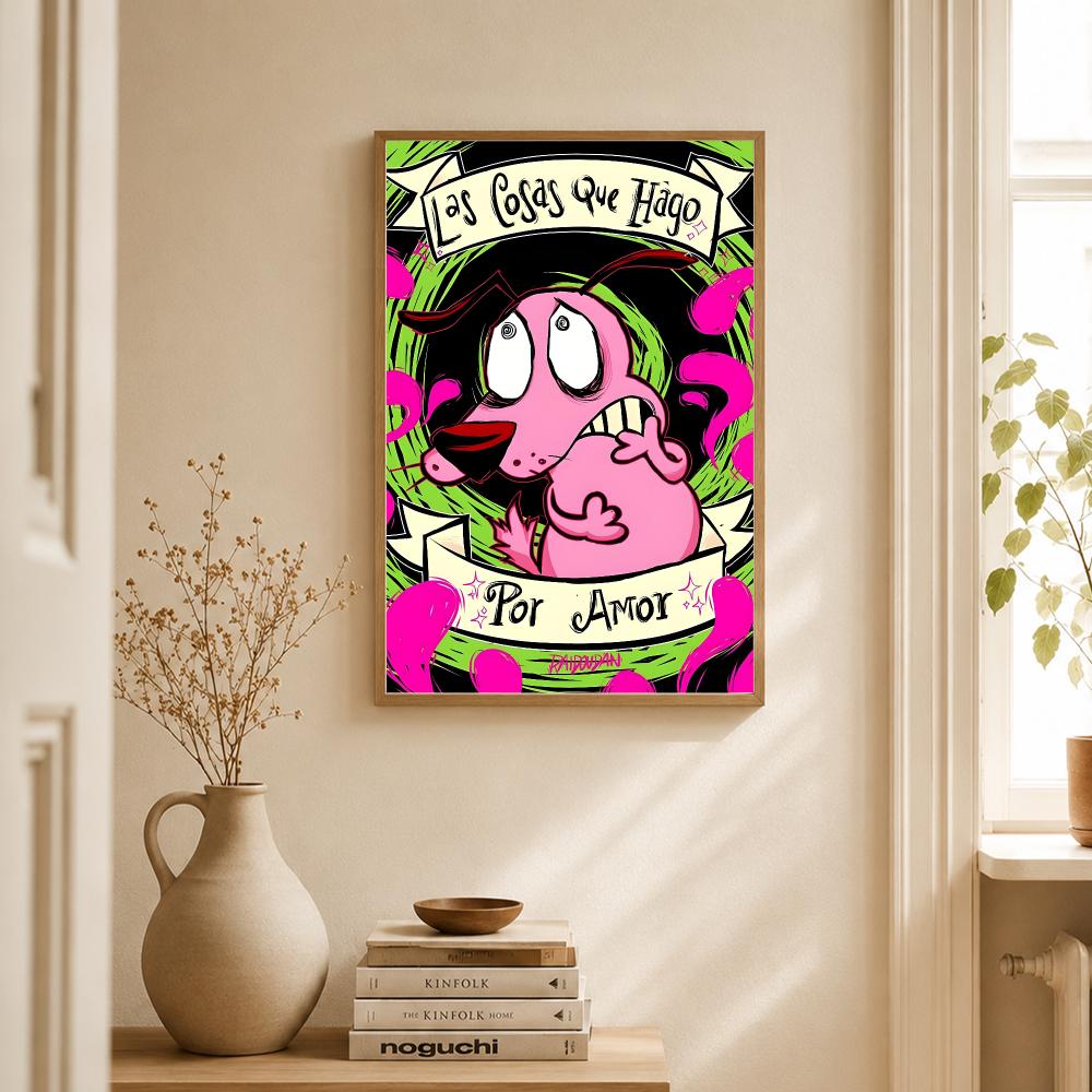 Funny Cartoon C-Courage Dog Po - Home Gym Usa review and price