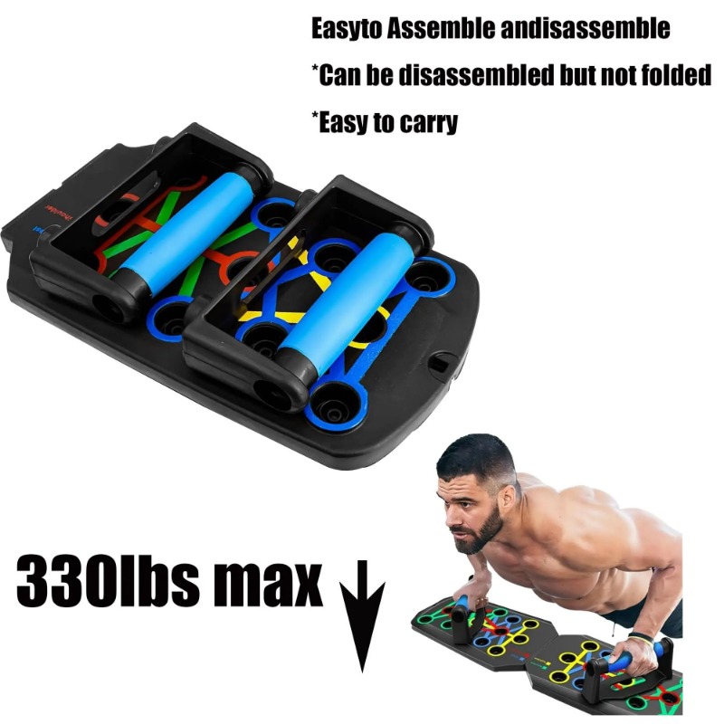 Foldable Push Up Board with Re - Home Gym Kit For Men review and price