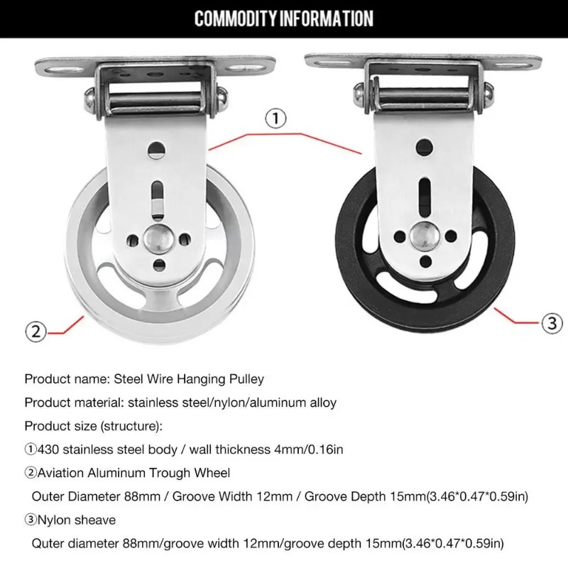 Mute Rotatable Stainless Steel - Pulley Home Gym review and price